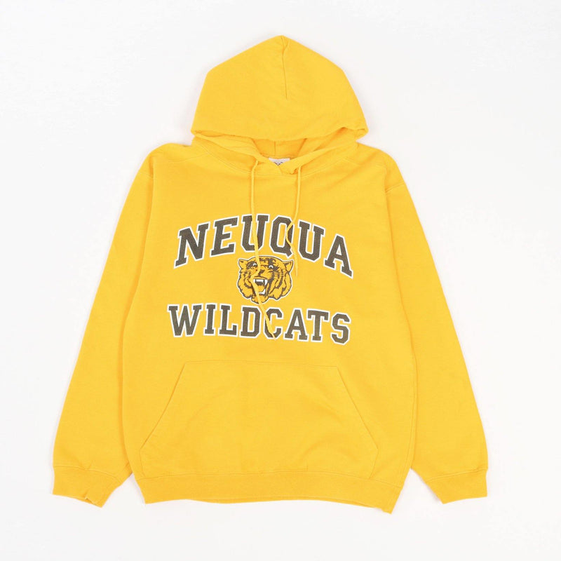 Vintage Neuqua Wildcats Hoodie S - Yellow - ENDKICKS