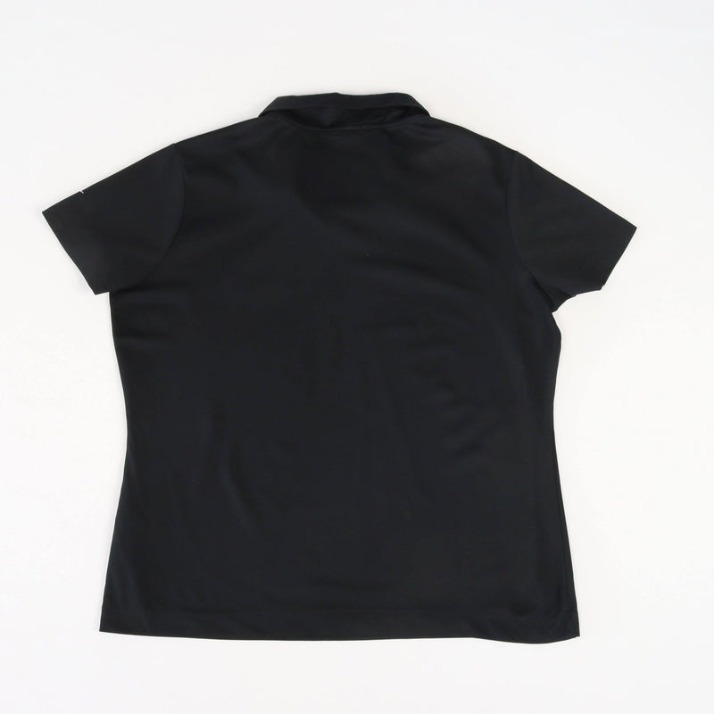 Vintage Nike Golf Guyer Football Polo Shirt Women XL - Black - ENDKICKS