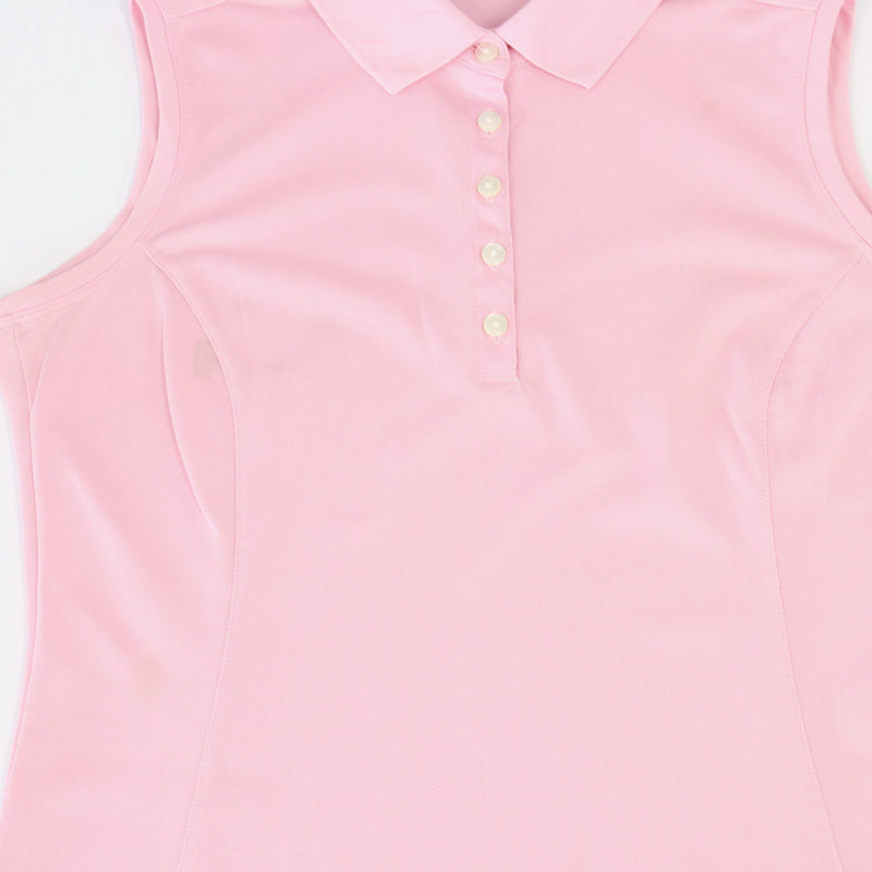 Vintage Nike Golf Polo Shirt Women M - Pink - ENDKICKS