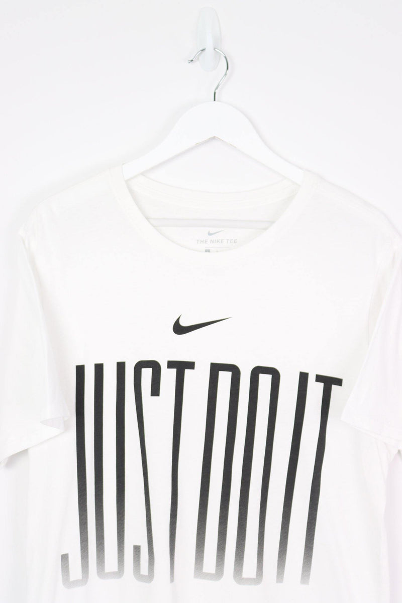 Vintage Nike JDI Logo T-Shirt L - White - ENDKICKS