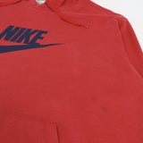 Vintage Nike Logo Hoodie L - Red - ENDKICKS