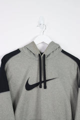 Vintage Nike Logo Hoodie M - Grey - ENDKICKS