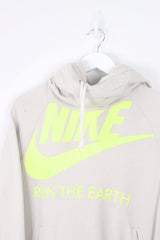 Vintage Nike Logo Hoodie M - Grey - ENDKICKS