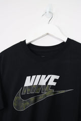 Vintage Nike Logo T-Shirt S - Black - ENDKICKS
