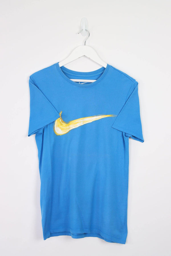Vintage Nike Logo T-Shirt S - Blue - ENDKICKS