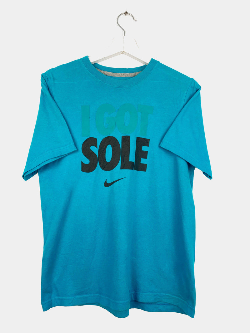 Vintage Nike Logo T-shirt S - Blue - ENDKICKS