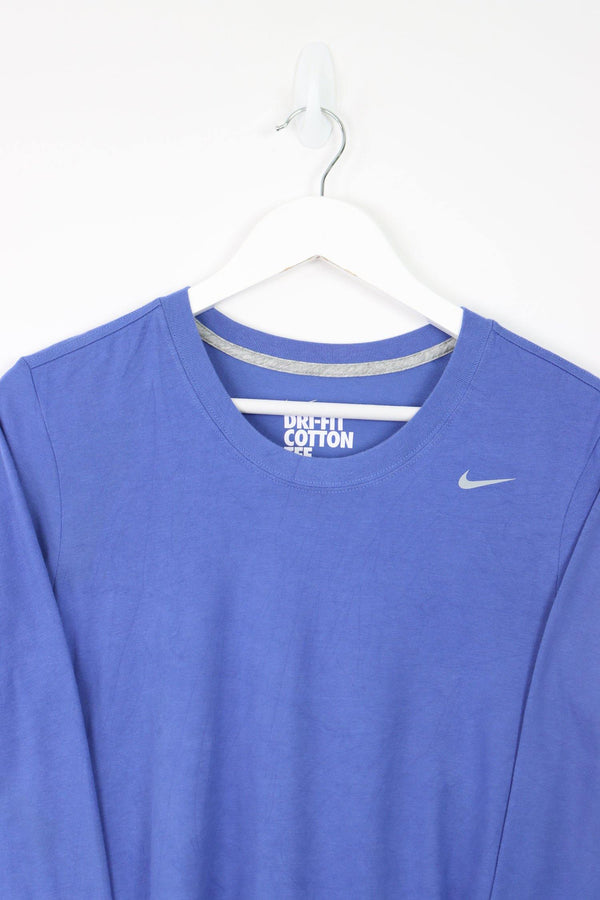 Vintage Nike Logo T-Shirt (W) S - Blue - ENDKICKS