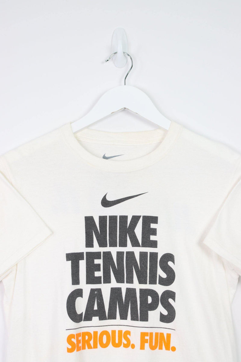 Vintage Nike Logo T-Shirt (W) S - White - ENDKICKS