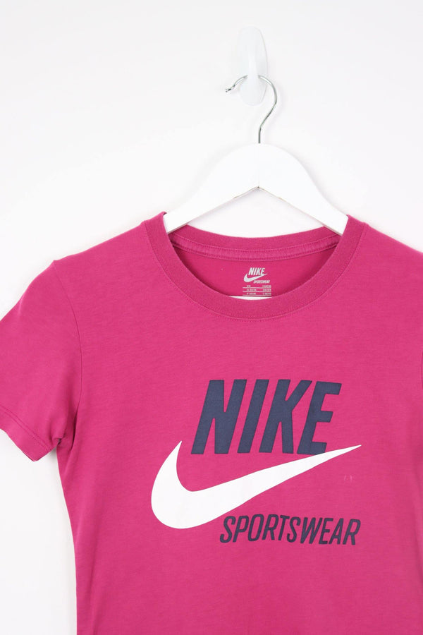 Vintage Nike Logo T-Shirt (W) XS - Pink - ENDKICKS