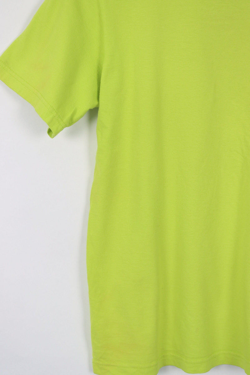 Vintage Nike Logo T-Shirt Women L - Green - ENDKICKS