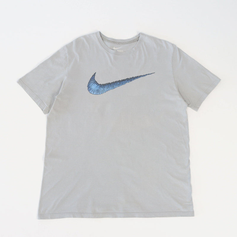 Vintage Nike Logo T-Shirt XL - Grey - ENDKICKS