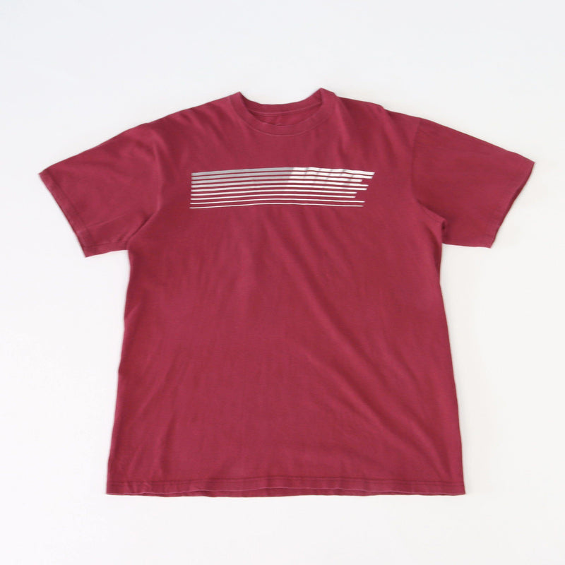 Vintage Nike Logo T-Shirt XL - Red - ENDKICKS