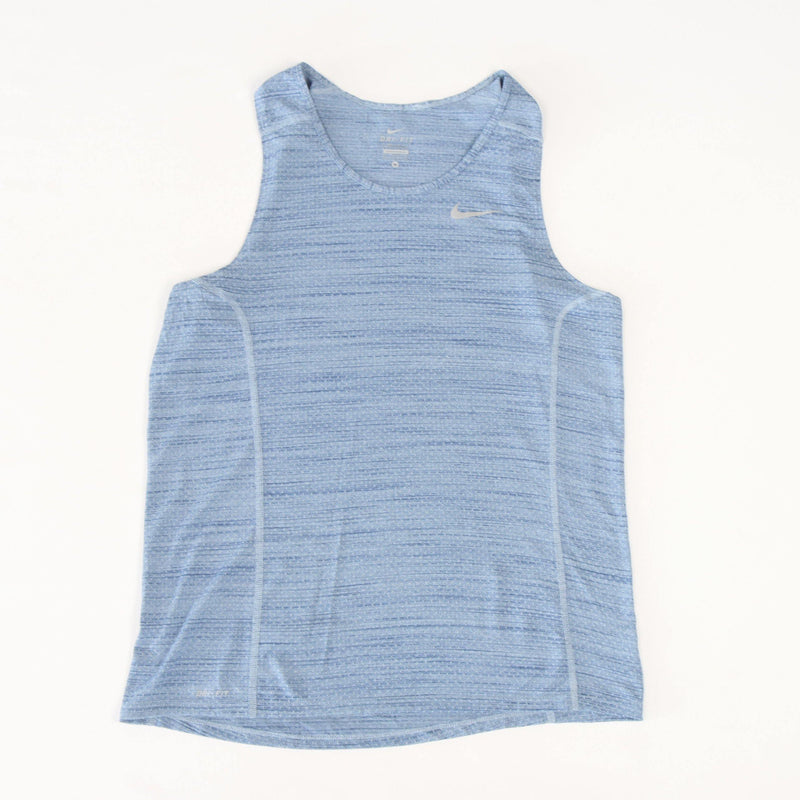 Vintage Nike Sleeveless Logo T-Shirt M - Blue - ENDKICKS