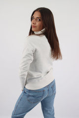 Vintage Nike Zip Sweatshirt S - White - ENDKICKS