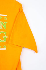 Vintage Pig Logo T-Shirt M - Orange - ENDKICKS