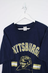 Vintage Pittsburgh Panthers T-Shirt XL - Blue - ENDKICKS