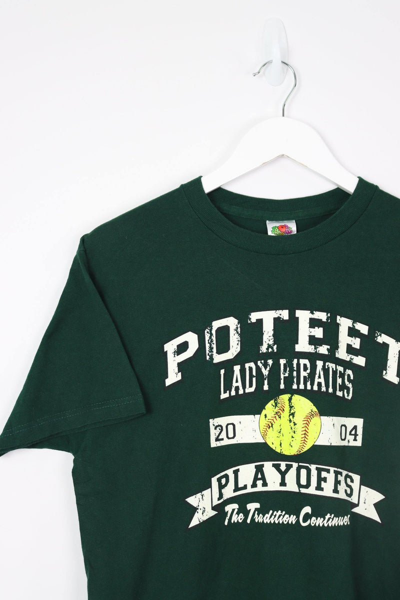 Vintage Poteet Logo T-Shirt M - Green - ENDKICKS