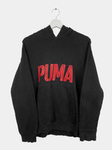 Vintage Puma Logo Hoodie S - Black - ENDKICKS