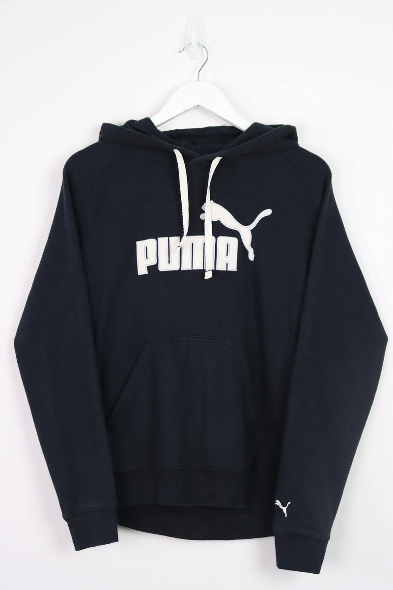 Vintage Puma Logo Hoodie (W) L - Black - ENDKICKS
