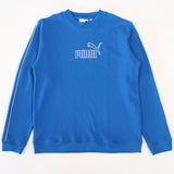 Vintage Puma Logo Sweatshirt XL - Blue - ENDKICKS