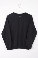 Vintage Puma Logo Sweatshirt XS - Black - ENDKICKS