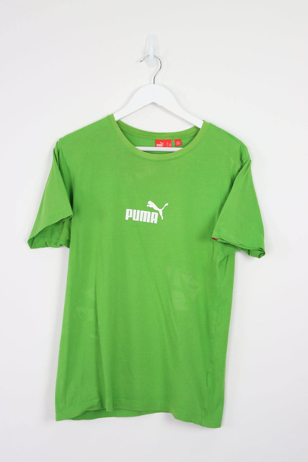 Vintage Puma Logo T-Shirt S - Green - ENDKICKS