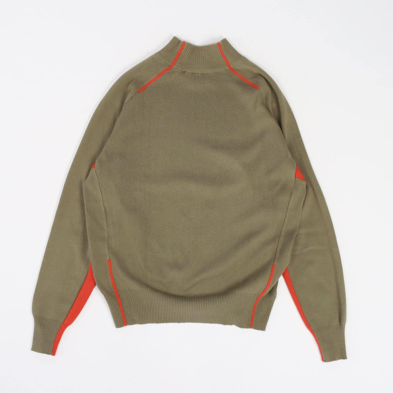 Vintage Puma Mockneck Sweatshirt S - Green - ENDKICKS