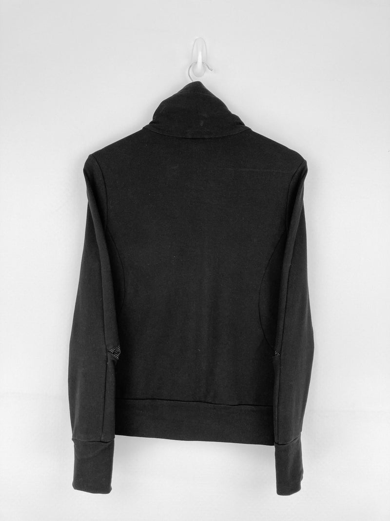 Vintage Puma Zip Sweatshirt Women M - Black - ENDKICKS