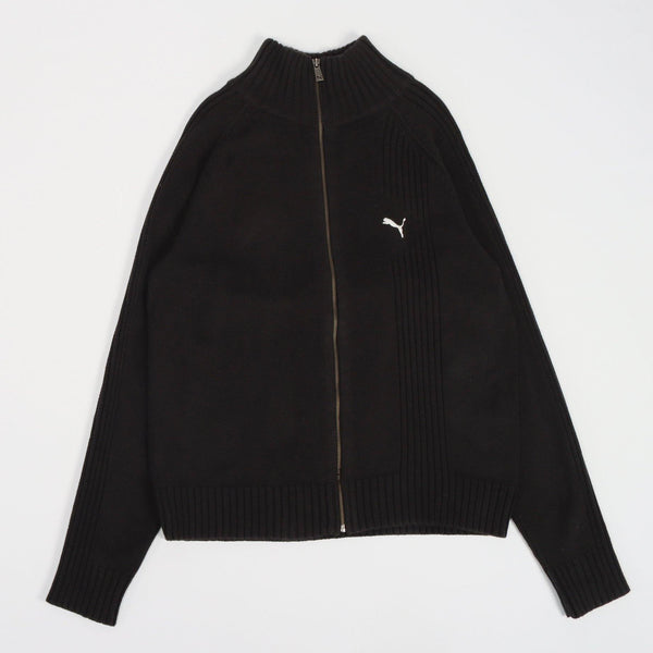 Vintage Puma Zip Sweatshirt XL - Black - ENDKICKS