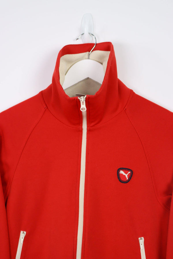 Vintage Puma Zip Sweatshirt XS - Red - ENDKICKS