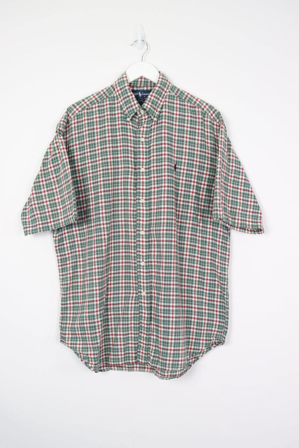 Vintage Ralph Lauren Logo Shirt L - Green - ENDKICKS