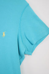 Vintage Ralph Lauren Logo T-Shirt (W) S - Blue - ENDKICKS