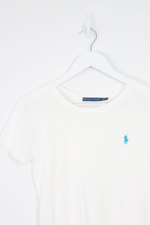 Vintage Ralph Lauren Logo T-Shirt (W) S - White - ENDKICKS