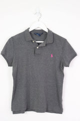 Vintage Ralph Lauren Polo Shirt (W) S - Grey - ENDKICKS