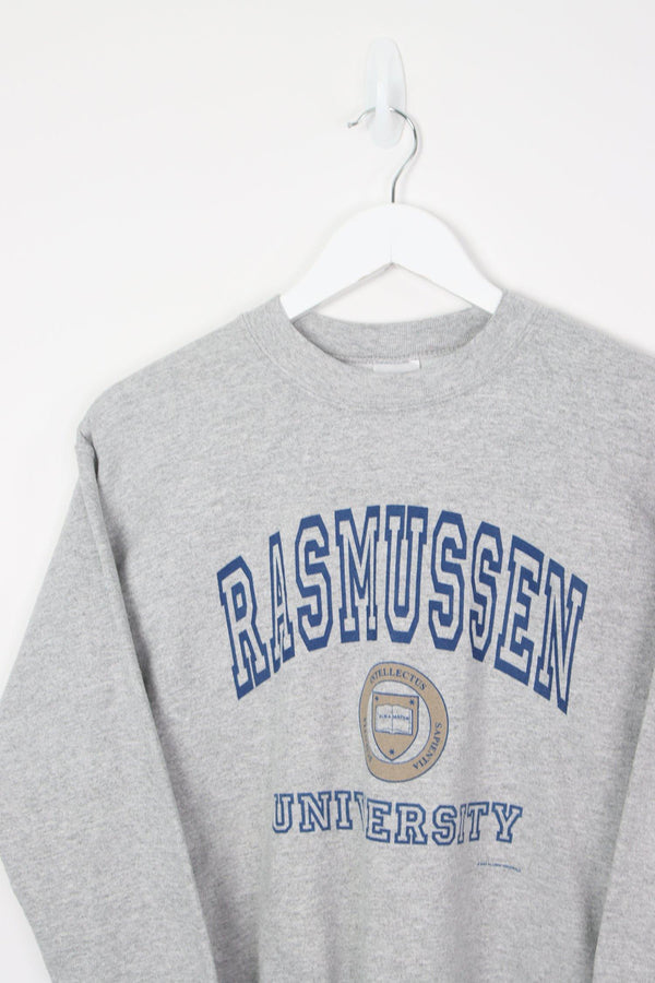 Vintage Rasmussen University Sweatshirt (W) XS - Grey - ENDKICKS