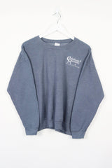 Vintage Recovery Logo Sweatshirt Women L - Grey - ENDKICKS