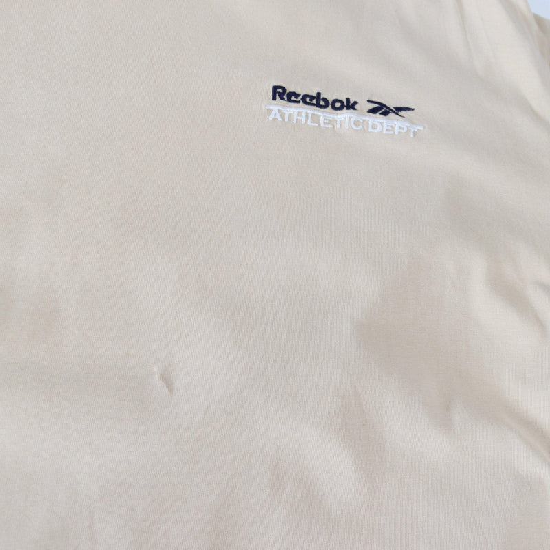 Vintage Reebok Logo Sweatshirt M - Beige - ENDKICKS