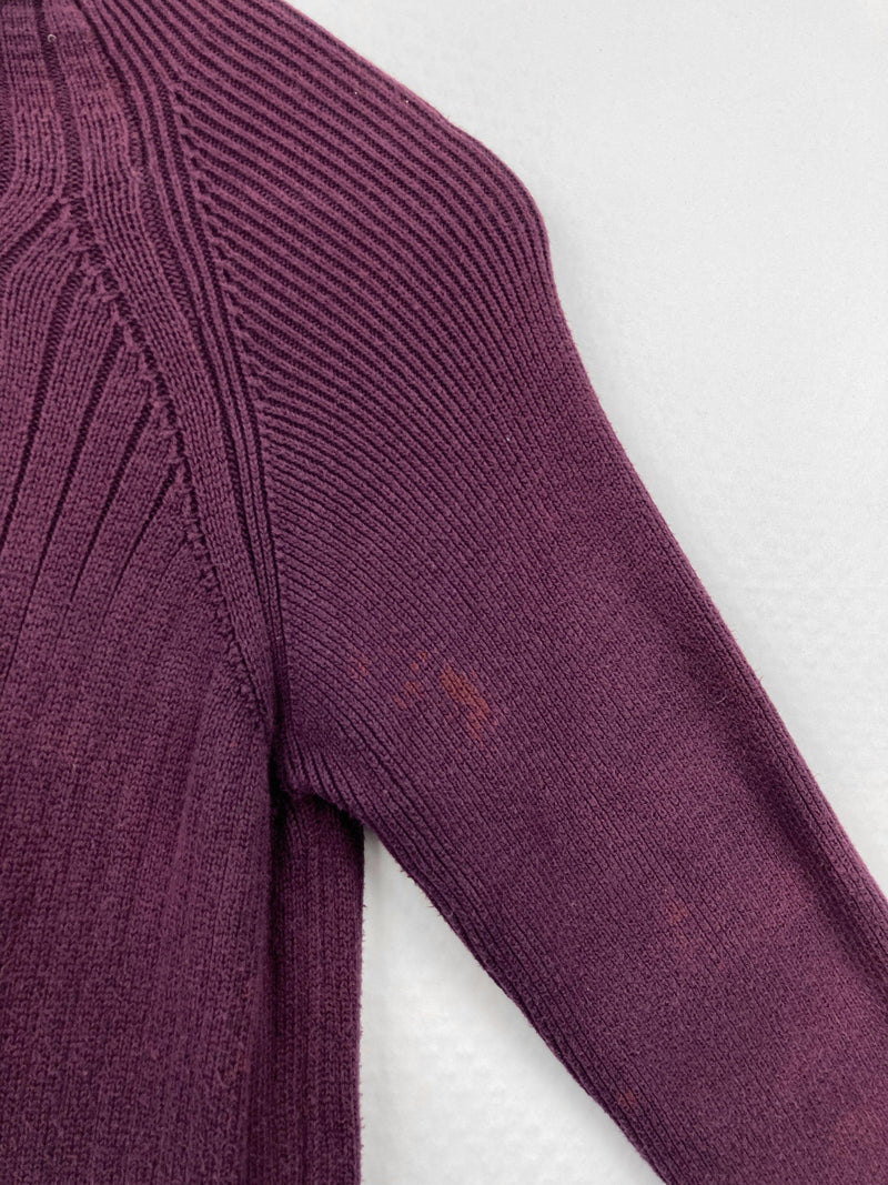 Vintage Reebok Logo Sweatshirt XS - Purple - ENDKICKS