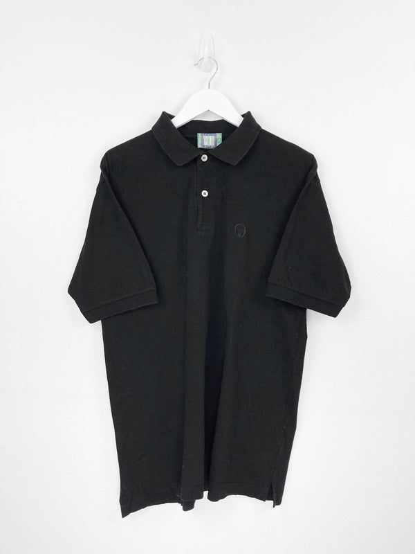 Vintage Sergio Tacchini Polo Shirt L - Black - ENDKICKS