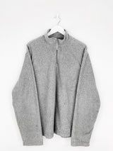 Vintage Starter 1/4 Zip Sweatshirt XL - Grey - ENDKICKS