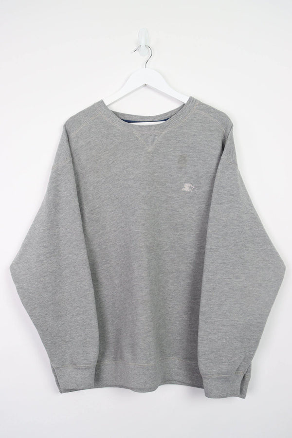 Vintage Starter Logo Sweatshirt XL - Grey - ENDKICKS