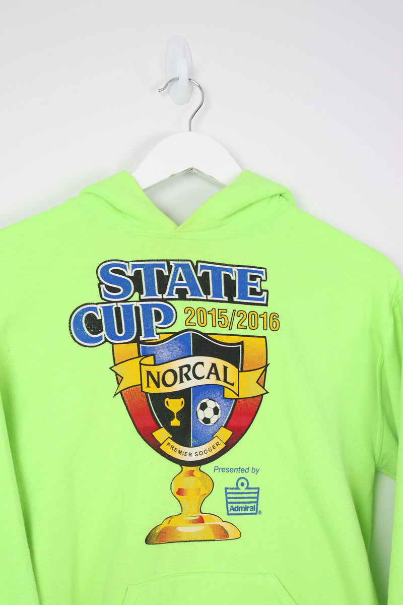 Vintage State Cup Logo Hoodie XS - Yellow - ENDKICKS