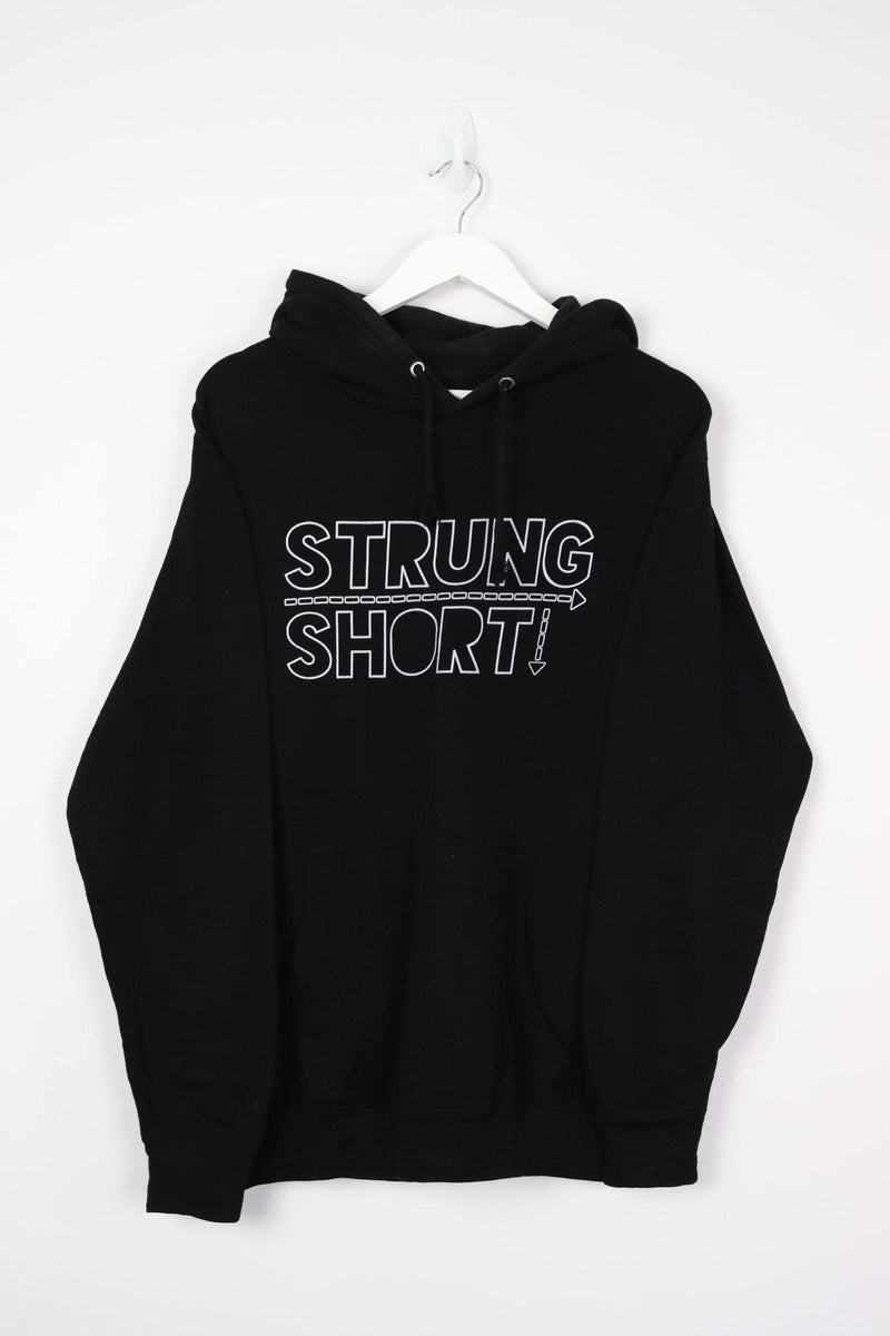 Vintage Strung Short Logo Hoodie M - Black - ENDKICKS