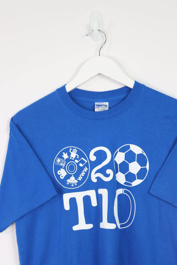 Vintage T10 Logo T-Shirt M - Blue - ENDKICKS