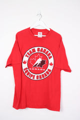 Vintage Team Canada Hockey T-Shirt XL - Red - ENDKICKS