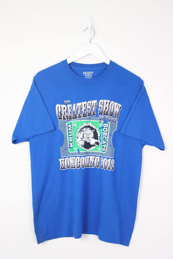 Vintage The Greatest Show T-Shirt L - Blue - ENDKICKS
