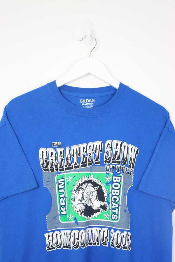 Vintage The Greatest Show T-Shirt L - Blue - ENDKICKS