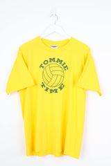 Vintage Tommie Time T-Shirt L - Yellow - ENDKICKS