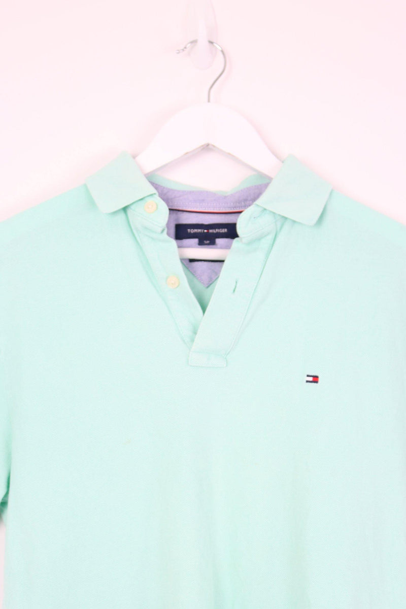 Vintage Tommy Hilfiger Logo Polo Shirt S - Green - ENDKICKS