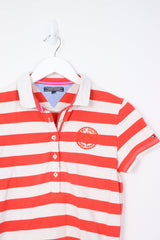 Vintage Tommy Hilfiger Logo Polo Shirt (W) M - Red - ENDKICKS